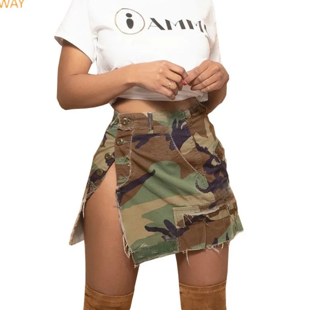 Army camouflage skirt, brand new